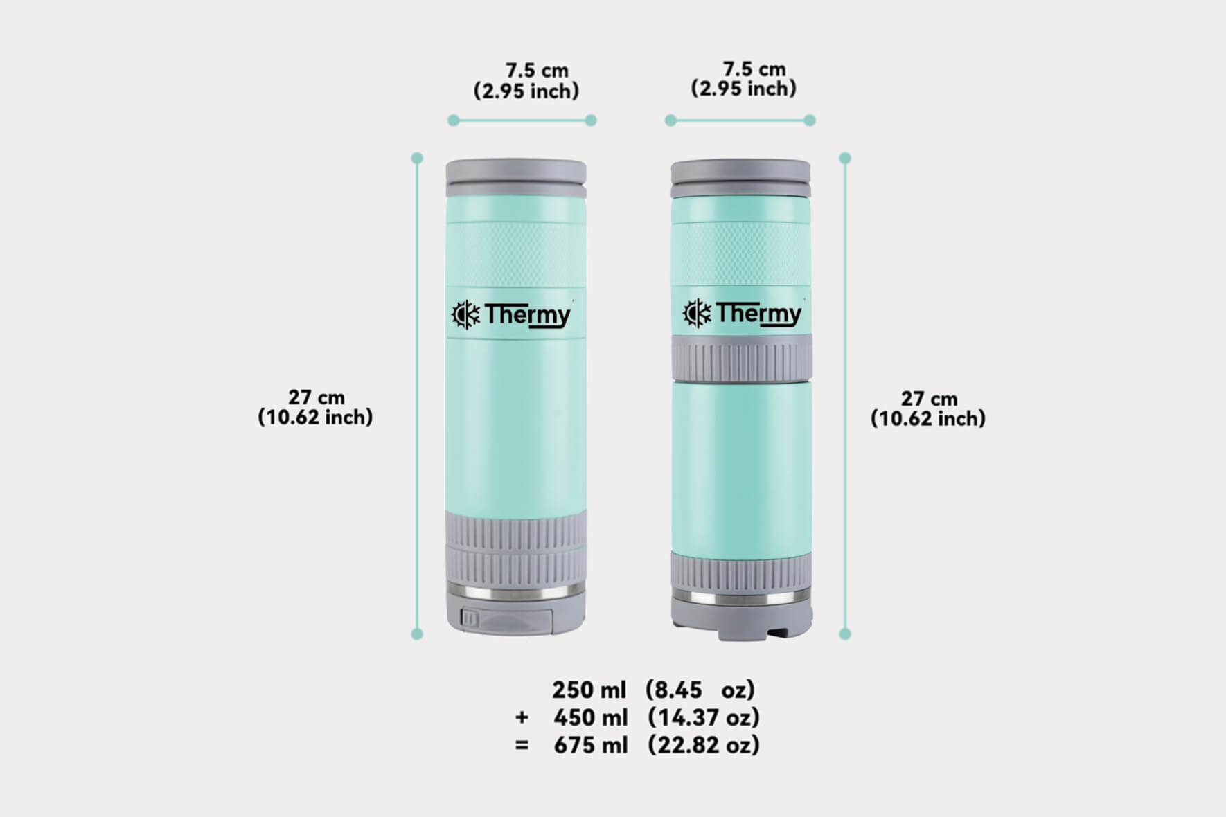 Thermy Bottle dimensions (full)