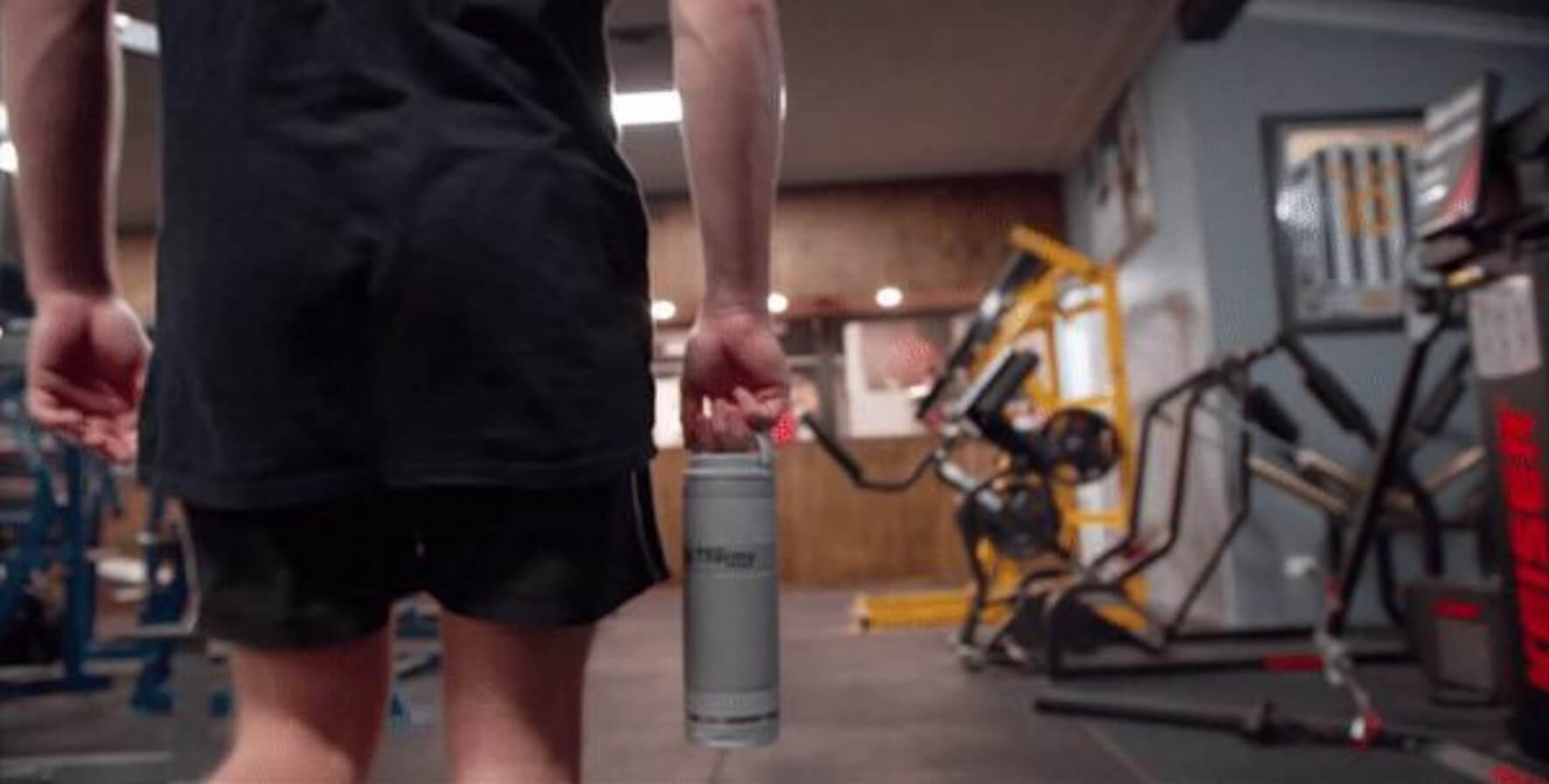 Thermy Bottle carried in the gym