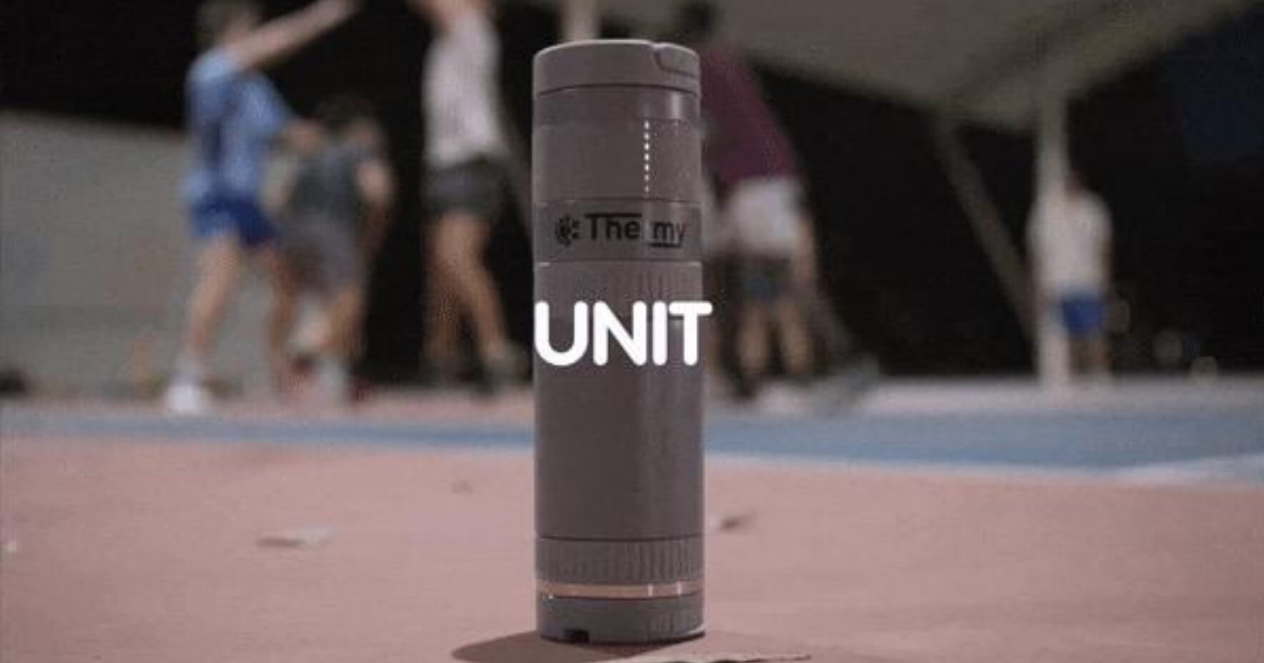 Thermy Bottle on the ground in the gym